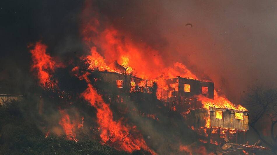 Incendios en Chile (Reuters)