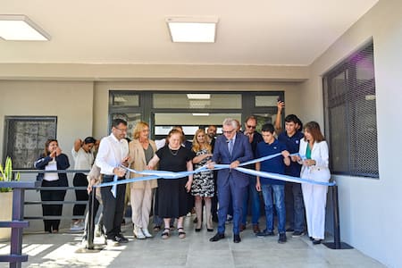 Julio Zamora en la Inauguración de la ampliación de la Escuela Secundaria N°48 Macacha Güemes