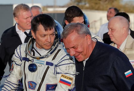 El cosmonauta ruso Oleg Kononenko establece el récord de mayor tiempo en el espacio. Foto: Reuters
