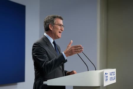 Alberto Núñez Feijóo, líder del Partido Popular. Foto: EFE.