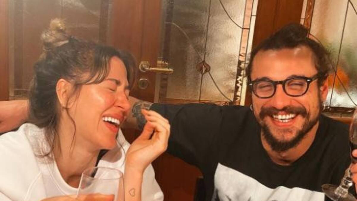 Jimena Barón y Daniel Osvaldo en festejo de cumpleaños