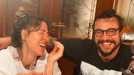 Jimena Barón y Daniel Osvaldo en festejo de cumpleaños