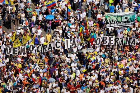Marcha contra Maduro en Venezuela (Reuters)