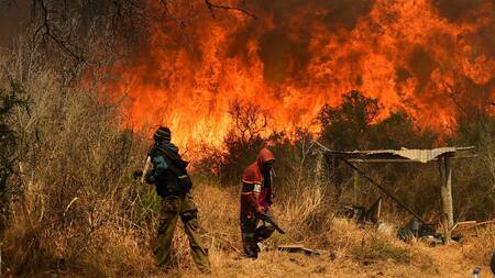 Incendios en Córdoba. Foto: Reuters.