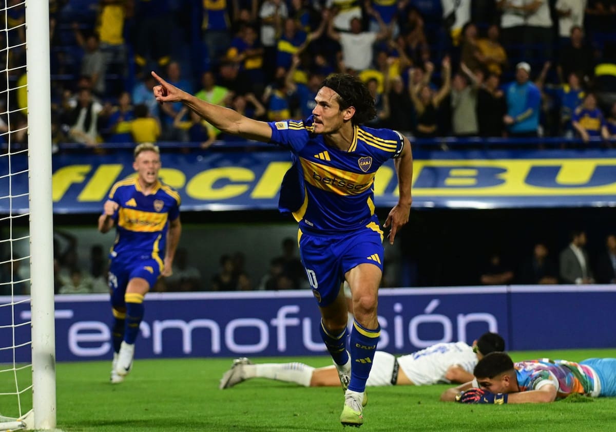 Edinson Cavani; Boca Juniors. Foto: NA (Maximiliano Luna)