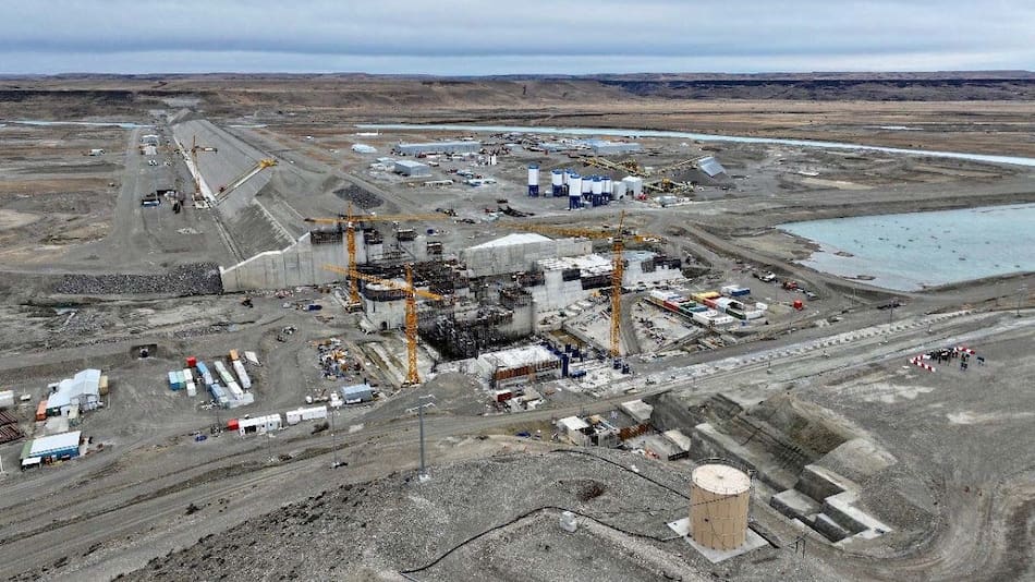 Santa Cruz recibió US$136 millones para reactivar la represa Jorge Cepernic