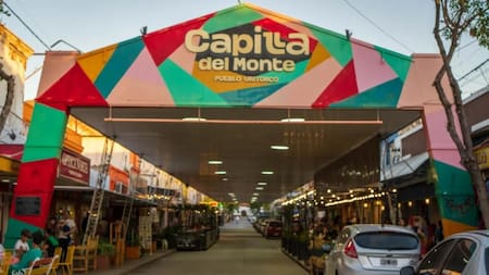 La calle techada tiene 100 metros de largo y 12 de ancho. Foto NA.