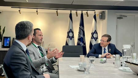 Reunión de Isaac Herzog con con directivos de TikTok.