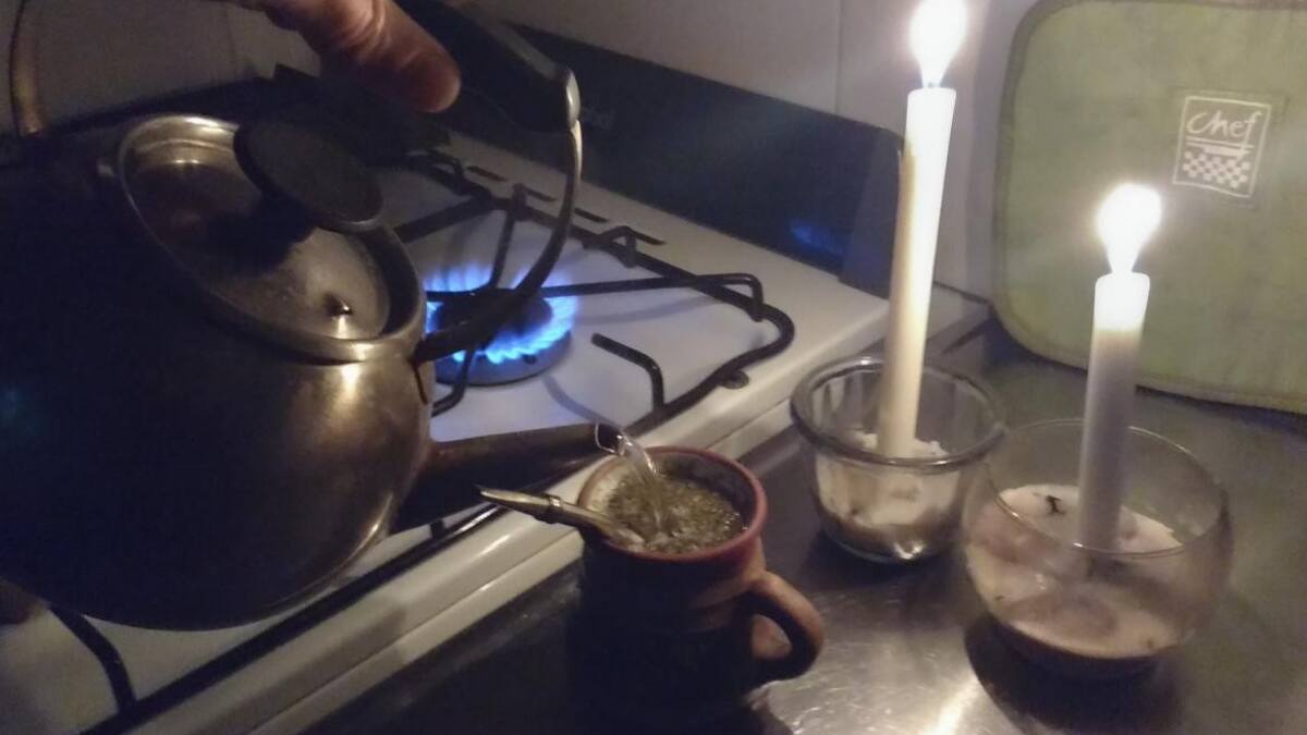 Apagón domingo 16 de junio de 2019, hornalla, mate, NA