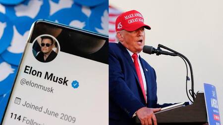 Elon Musk, Twitter y Donald Trump, fotos Reuters