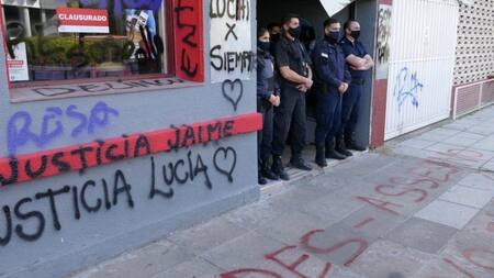 Bar Incendio San Miguel, NA
