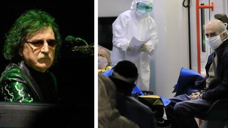 Charly García, geriátrico evacuado