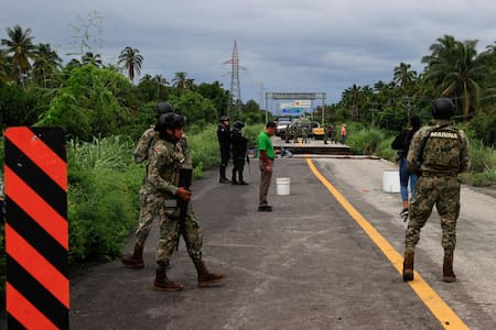 Operativo de rescate en México tras el temporal. Foto: EFE