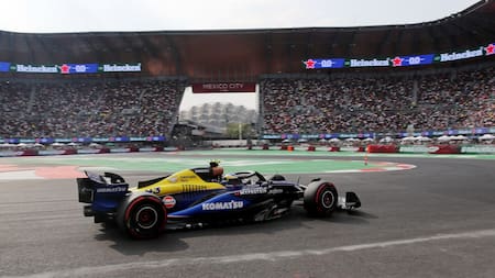 Franco Colapinto, Gran Premio de México. Foto: Reuters