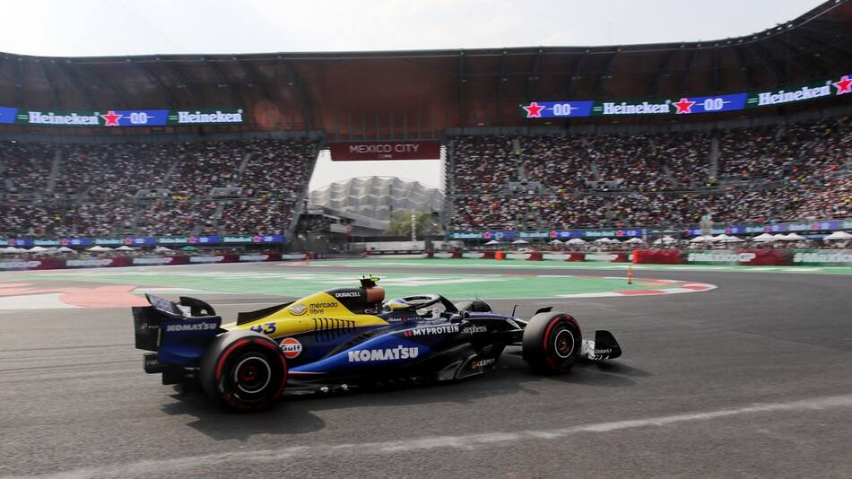 Franco Colapinto, Gran Premio de México. Foto: Reuters