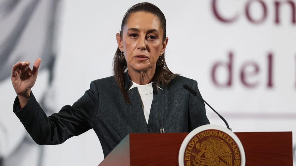 La presidenta de México, Claudia Sheinbaum. Foto: Reuters/Luis Cortes.