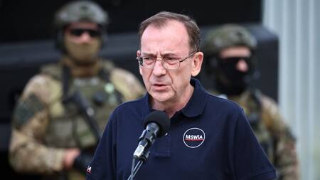 Mariusz Kaminski, ministro de Interior de Polonia. Foto: Twitter.