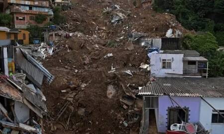 Inundaciones en Petrópolis, Brasil, NA