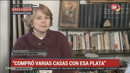 Cuadernos de corrupción K - Hilda Horovitz con Canal 26
