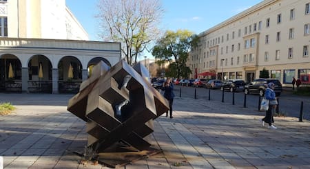 La ciudad de Eisenhüttenstadt, al este de Alemania. Foto: Google Earth.