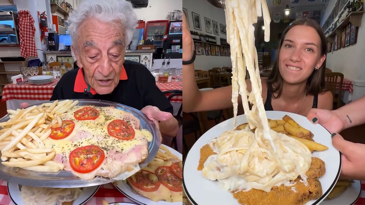Milanesas libres en El Bodegón de Benito Nazar.