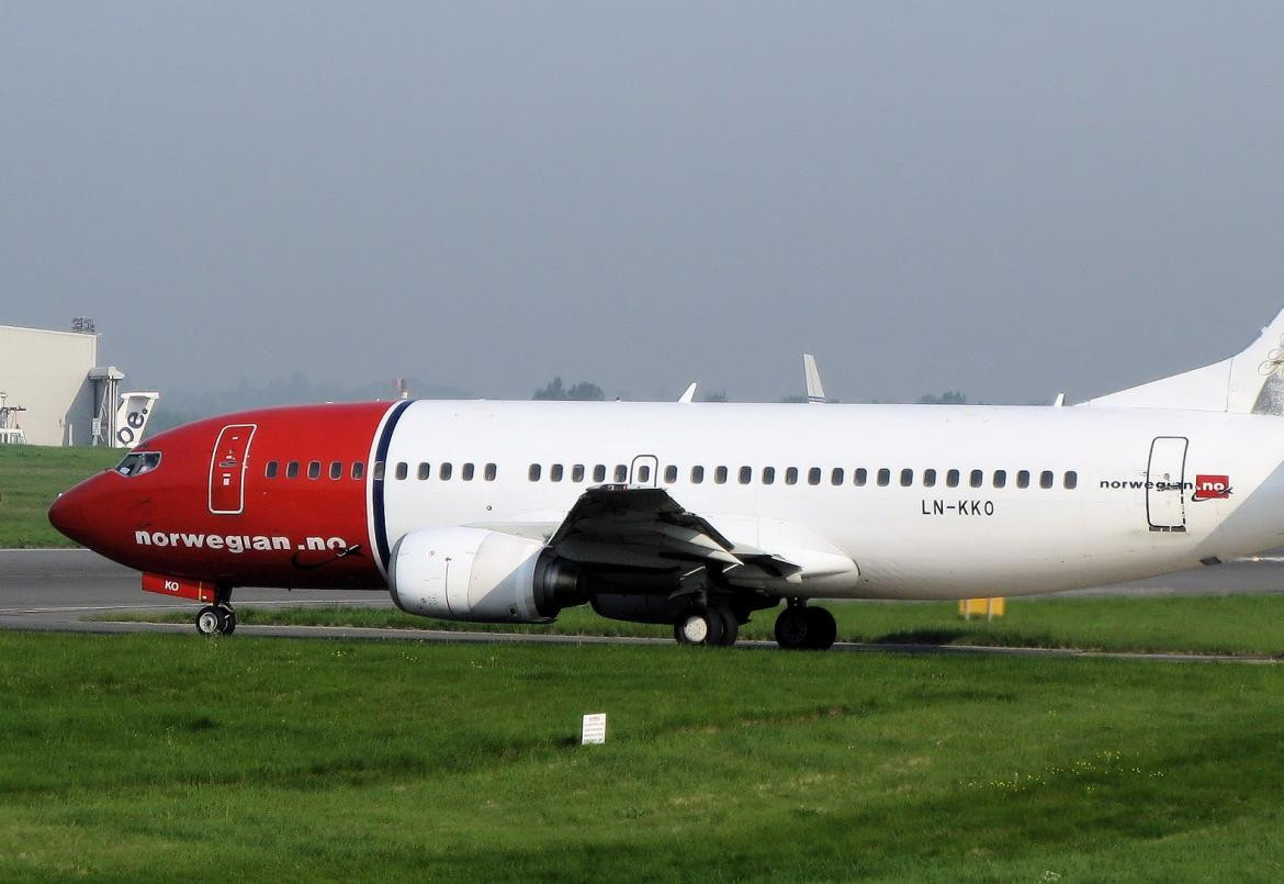 Avión Norwegian Air