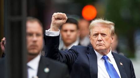 Donald Trump fue declarado culpable en la causa de falsificación de documentos. Foto: Reuters.