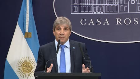 Luis Caputo. Foto: captura de video