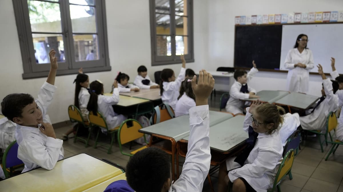 Clases; educación; vacaciones de invierno. Foto: NA (Nicolás Celaya)