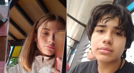 Paloma Gallardo (16) y Josué Salvatierra (14). Foto: Facebook / Alicia Pita.