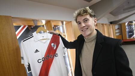Facundo Colidio, nuevo refuerzo de River Plate. Foto: Twitter @RiverPlate.