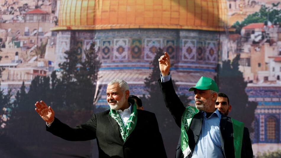 Sinwar, líder de Hamás. Foto: Reuters.