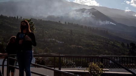 El volcán de La Palma amaneció sin signos de erupción. EFE.