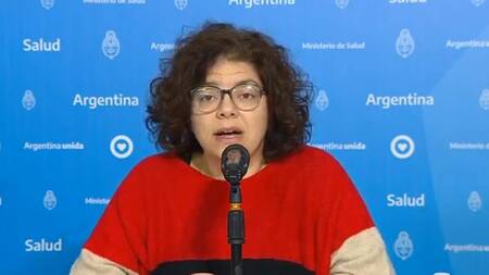 Mnisterio de Salud, reporte diarios por coronavirus en Argentina