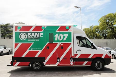 Ambulancia del SAME 107