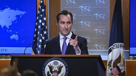 Matthew Miller, portavoz del Departamento de Estado. Foto: Reuters.