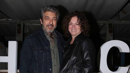 Fiesta de HSBC - Ricardo Darín y su mujer Florencia Bas