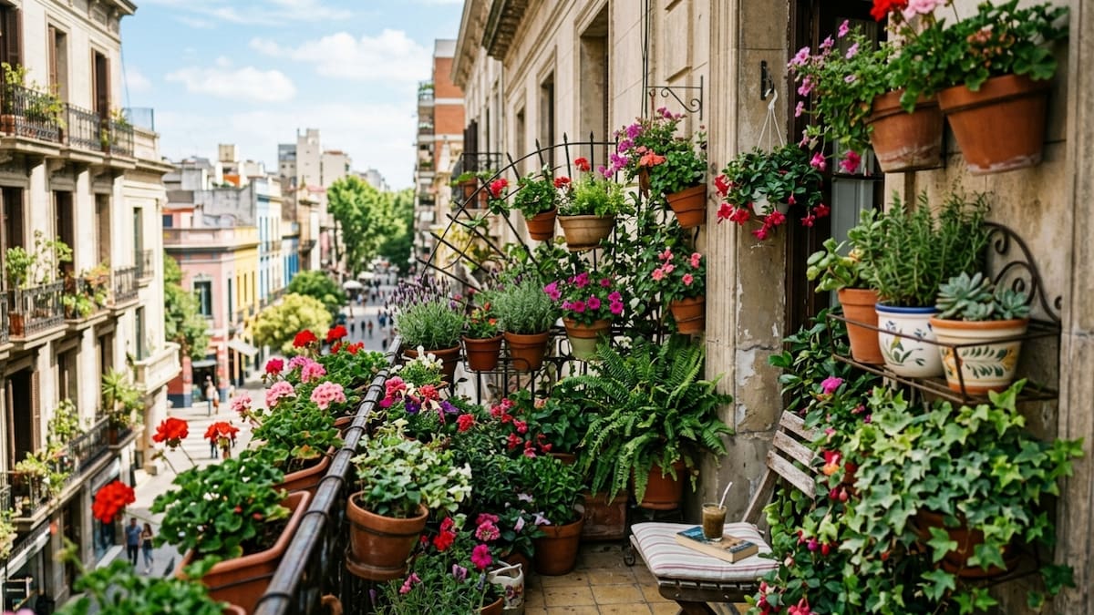 Crece en maceta, ocupa poco espacio y llena de flores el balcón: la planta perfecta para espacios pequeños.