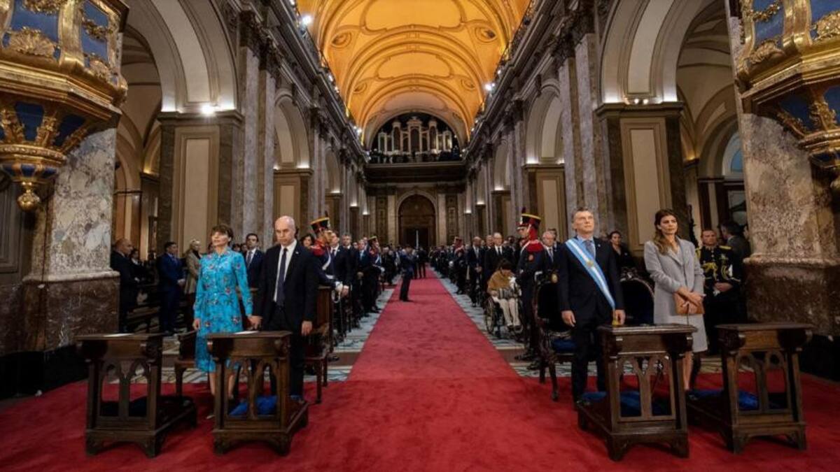 Tedeum 25 de Mayo - Presidente Macri en la Catedral