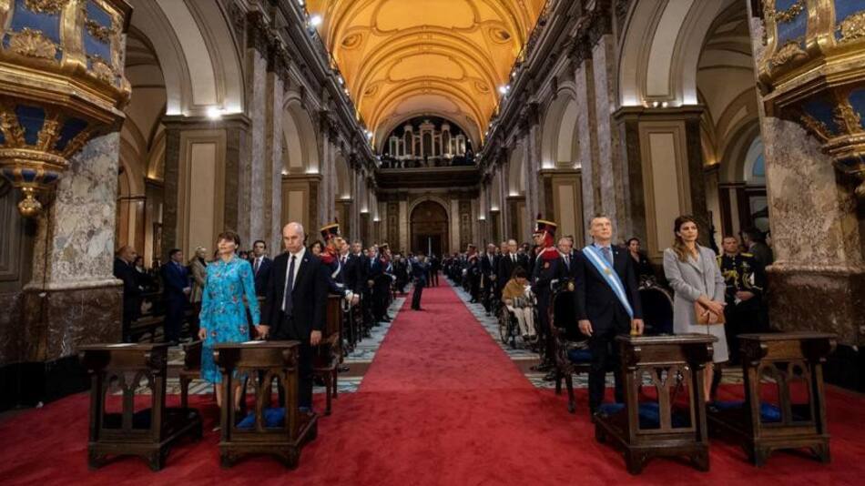 Tedeum 25 de Mayo - Presidente Macri en la Catedral