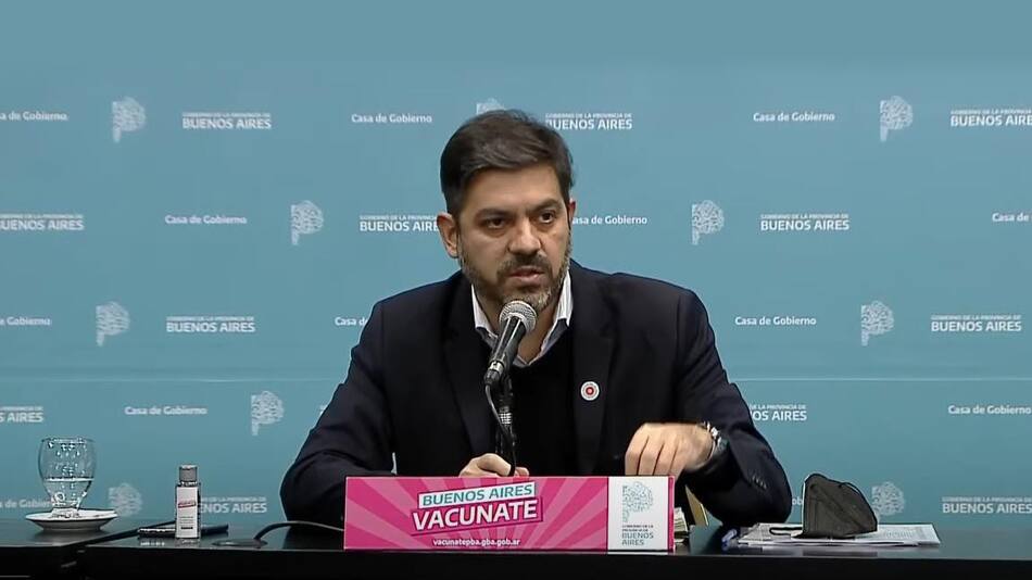 Carlos Bianco, jefe de gabinete bonaerense, Foto captura Youtube