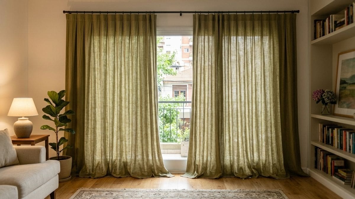 Los interioristas coinciden sobre las cortinas: “La altura desde la que se colocan puede cambiar por completo la percepción del ambiente”.