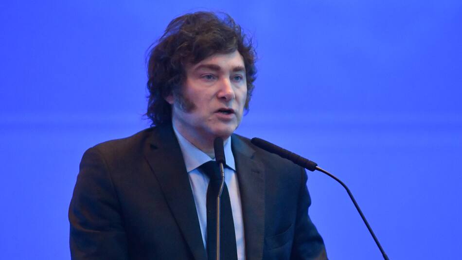 Javier Milei en el IEFA Latam Forum. Foto: NA.