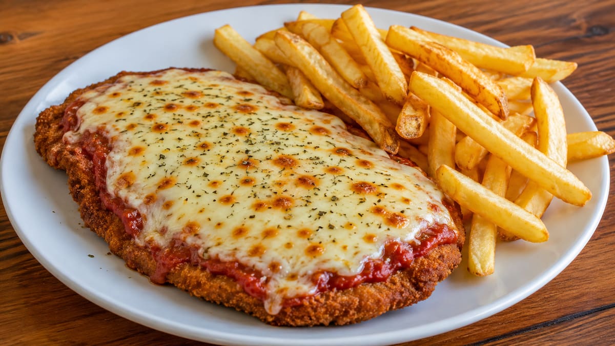 Dónde y cómo conseguir milanesa napolitana con papas fritas a $20.000 solo por hoy