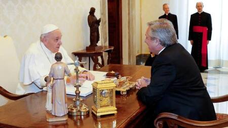 Papa Francisco y Alberto Fernández