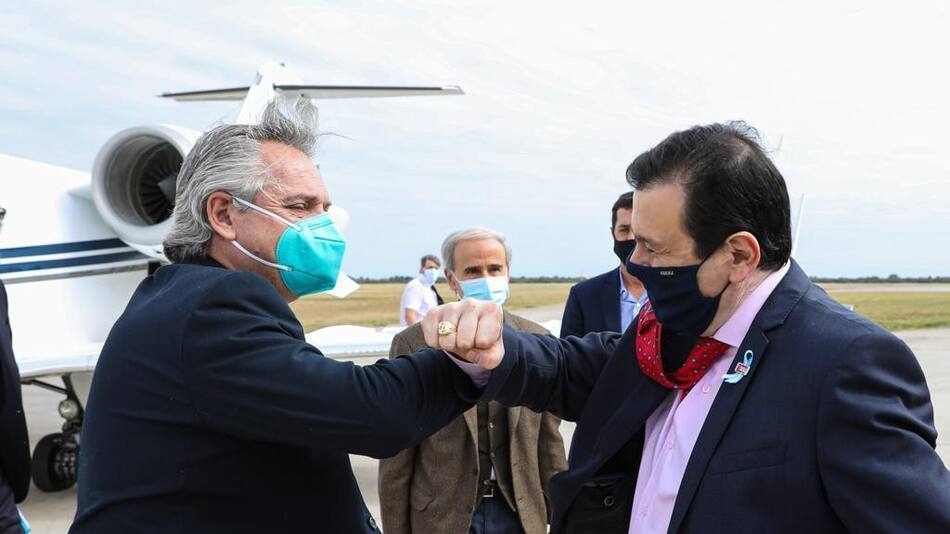 Alberto Fernández y Gerardo Zamora, Santiago del Estero, NA