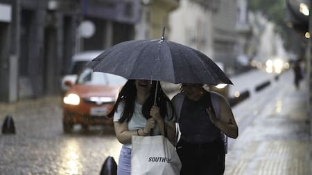 Lluvia en el centro de Argentina. Foto: NA/Mariano Sánchez.