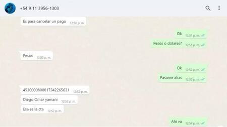 Intento de estafa a un sacerdote. Foto: Twitter @lagarto87.