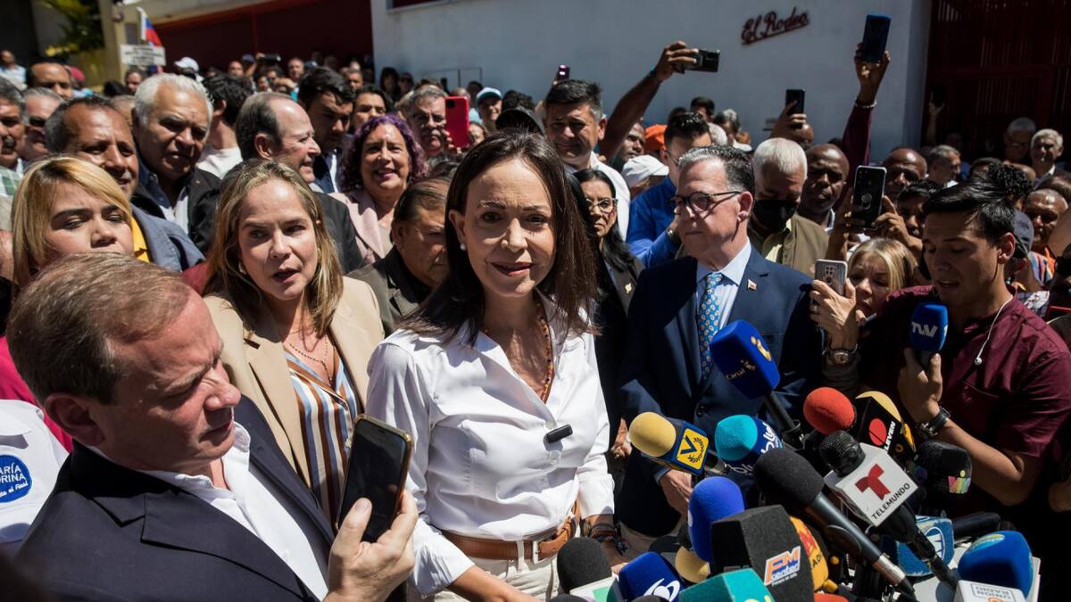 María Corina Machado; Venezuela. Foto: EFE.