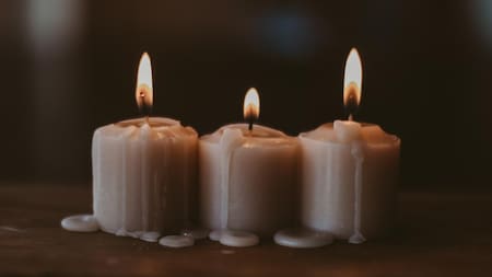 Velas. Foto: Unsplash.